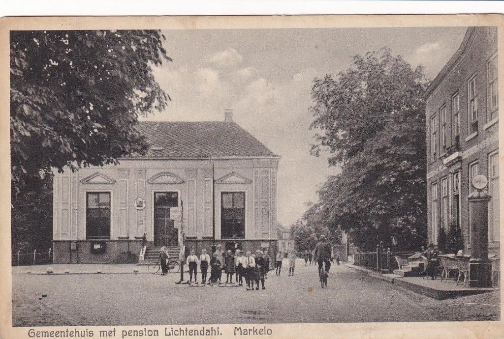 Markelo, Kinderen., Verzenden, 1920 tot 1940, Gelopen, Overijssel