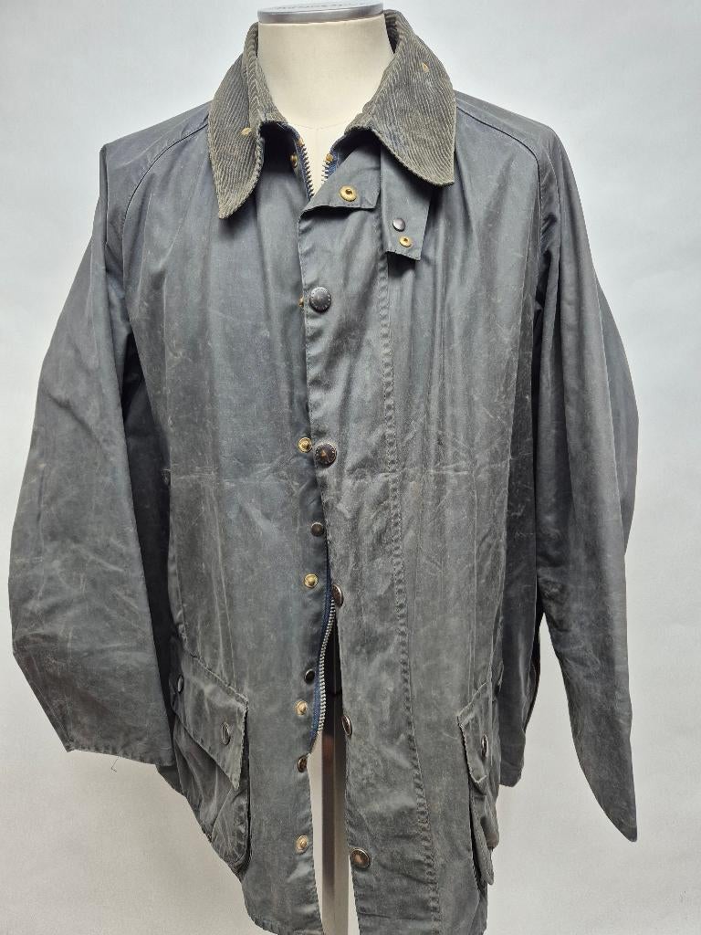 Barbour Beaufort wax jas, maat XXL C48-122cm, Barbour, Blauw, Overige maten, Ophalen of Verzenden