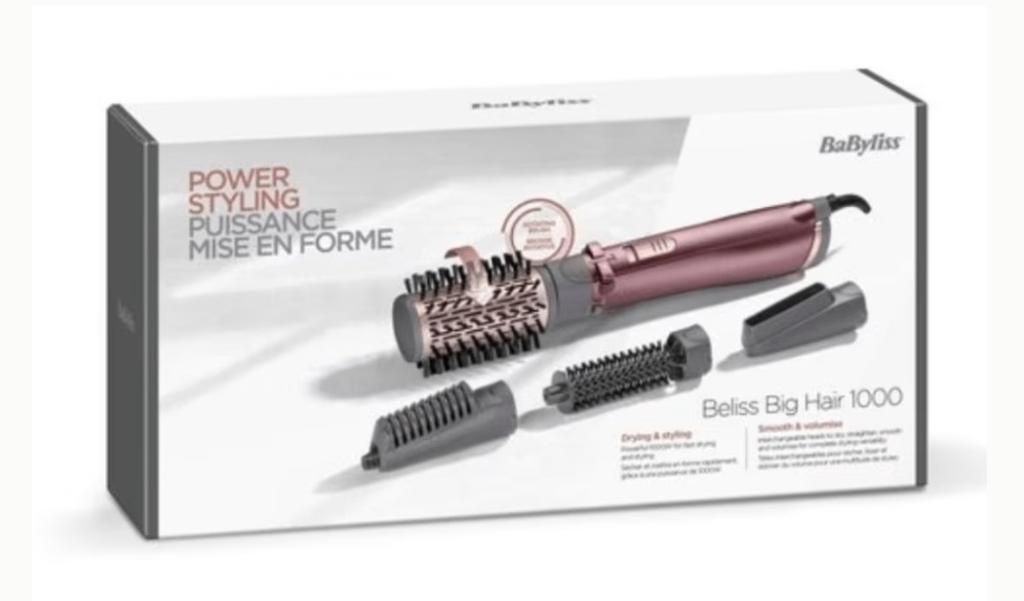 BaByliss Beliss Big Hair Föhnborstel set, Sieraden, Tassen en Uiterlijk, Uiterlijk | Haarverzorging, Ophalen of Verzenden, Zo goed als nieuw