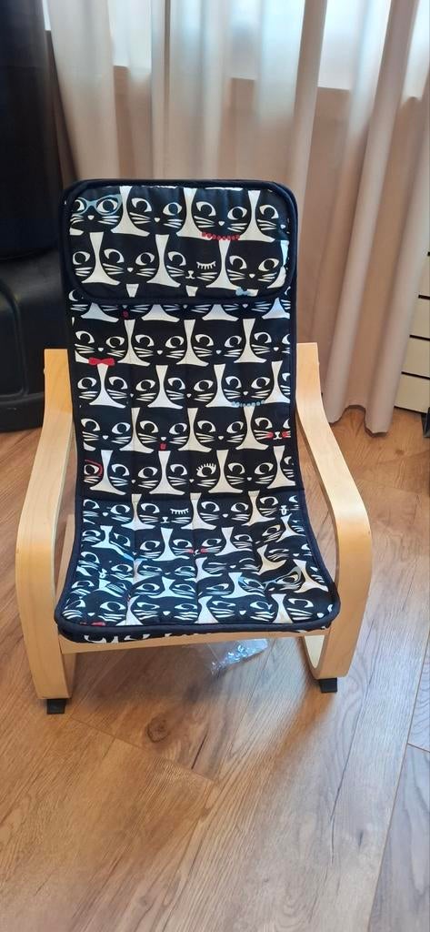 Kinderstoel met kattenprint, Ophalen, Gebruikt, Overige typen