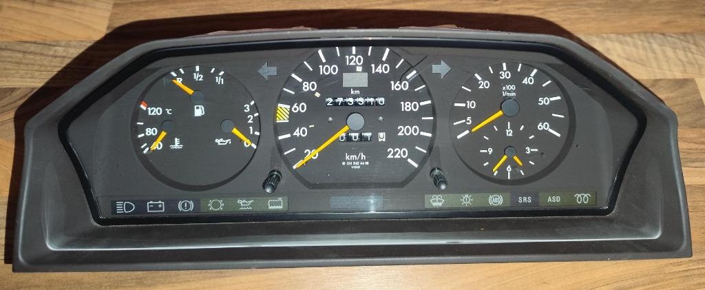 Km teller MB 124 herstel instrument, Ophalen of Verzenden, Gebruikt, Mercedes-Benz