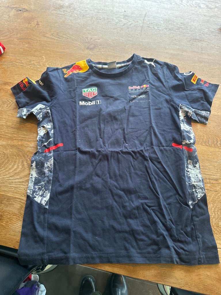 Max Verstappen F1 Shirt Puma Maat 164, Kinderen en Baby's, Ophalen of Verzenden, Zo goed als nieuw, Jongen