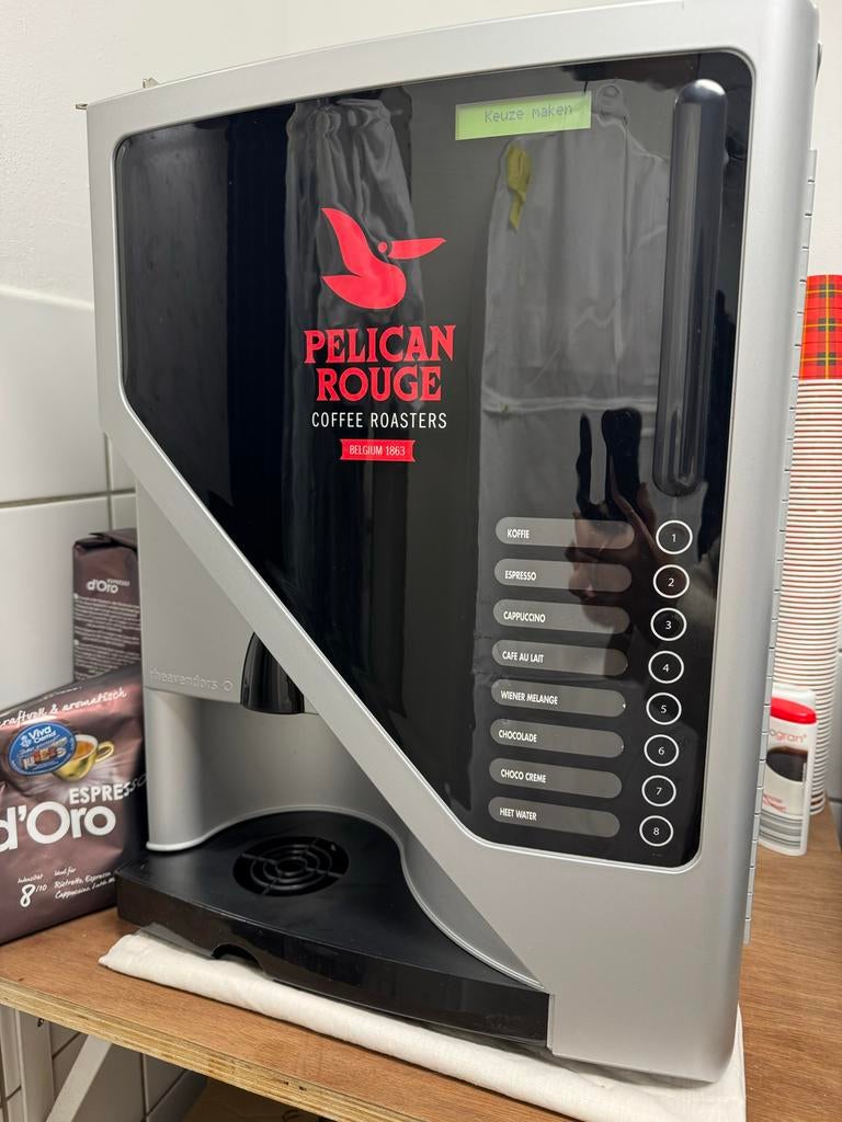 Professionele Koffiemachine - Pelican Rouge Riva, Ophalen of Verzenden, Gebruikt, Koffie en Espresso