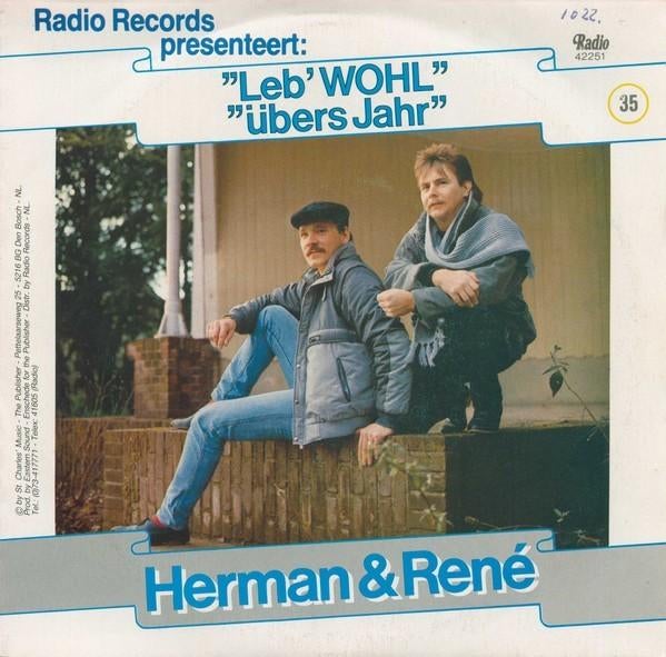 Vinylsingle herman en rene gezocht, Ophalen of Verzenden, Zo goed als nieuw, Overige formaten, Levenslied of Smartlap