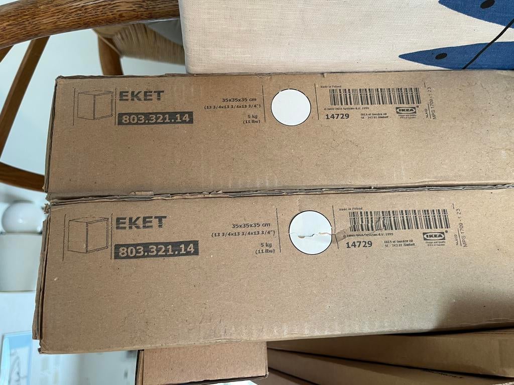 IKEA Eket kastjes en Fonnes ladefrontjes NIEUW IN DOOS, Ophalen of Verzenden, Nieuw