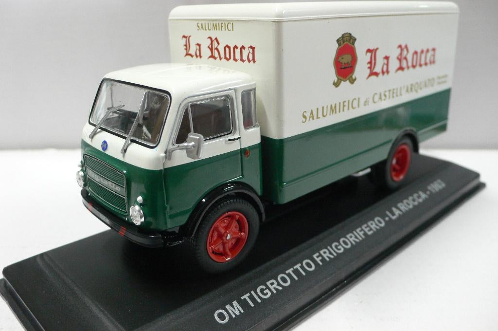 o.m.-fiat-la rocca koelwagen 1963 - 1/43, Hobby en Vrije tijd, Modelauto's | 1:43, Nieuw, Bus of Vrachtwagen, Overige merken, Verzenden