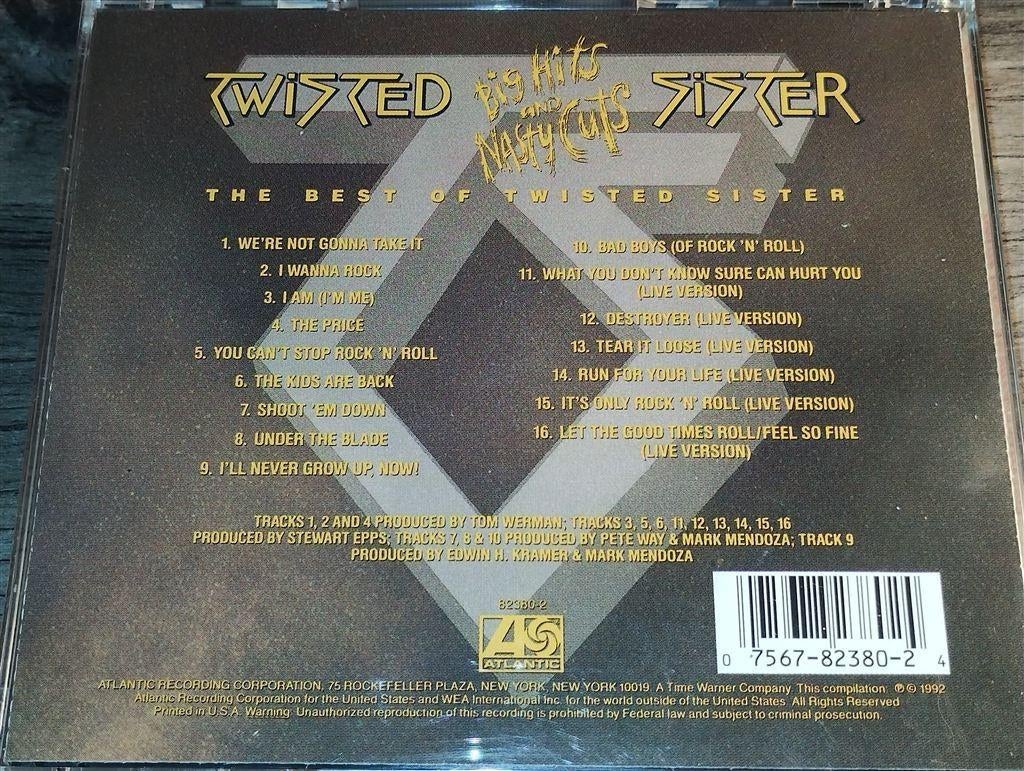 Twisted Sister - Big Hits And Nasty Cuts [The Best Of ], Cd's en Dvd's, Ophalen of Verzenden, Zo goed als nieuw
