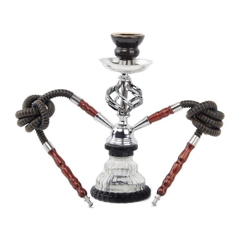 Luxe glazen Shisha / Waterpijp arabische stijl (29cm), Ophalen of Verzenden, Nieuw, (Water)pijp