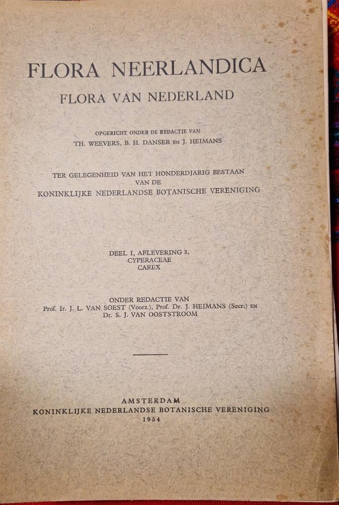 Flora Neerlandica, complete set (1948-1981), Ophalen of Verzenden, Gelezen, Bloemen, Planten en Bomen, Th. Weevers, B.H. Danser en J. Heimans