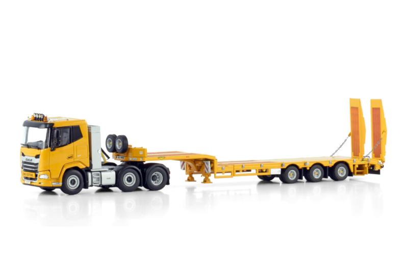 Premium Line; DAF XF SL 6X2 TWIN STEER SEMI LOW LOADER, Hobby en Vrije tijd, Modelauto's | 1:50, Nieuw, Ophalen of Verzenden, Bus of Vrachtwagen
