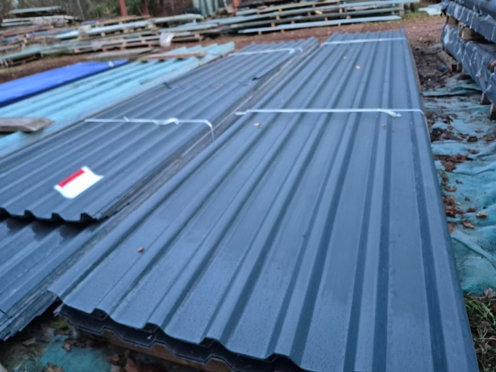 100cm werkende breedte antraciet polyes damwand div lengtes, Kunststof, ., Nieuw, 15 m² of meer