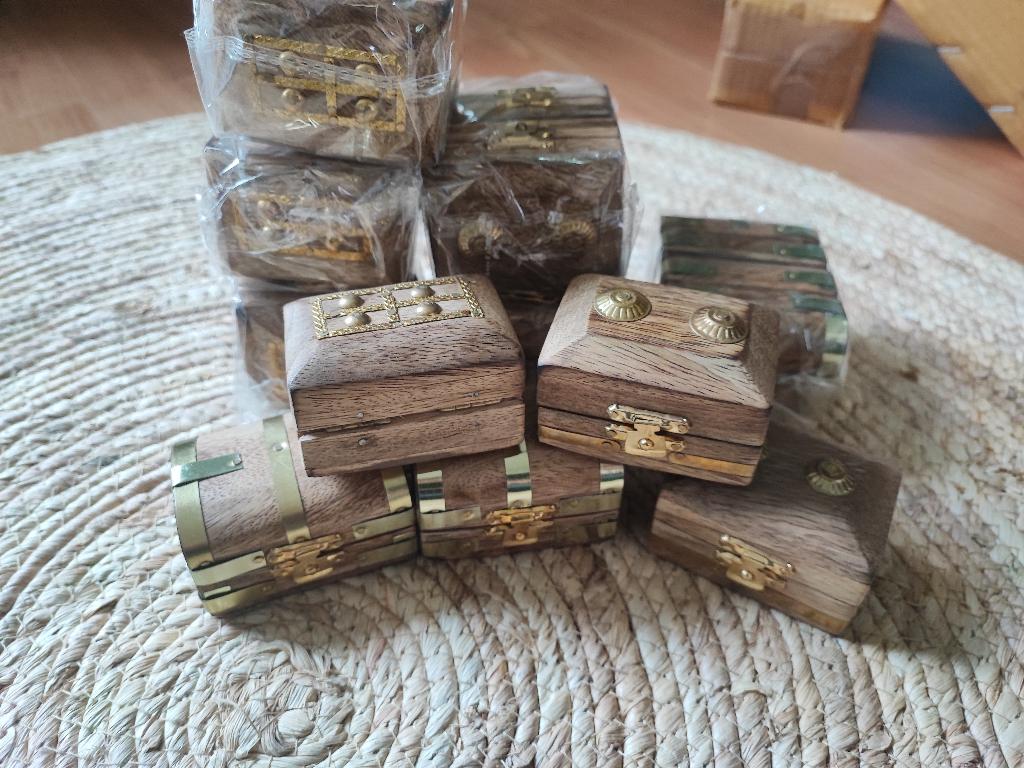 partij houten kistjes, Minder dan 50 cm, Nieuw, Minder dan 50 cm, Ophalen of Verzenden