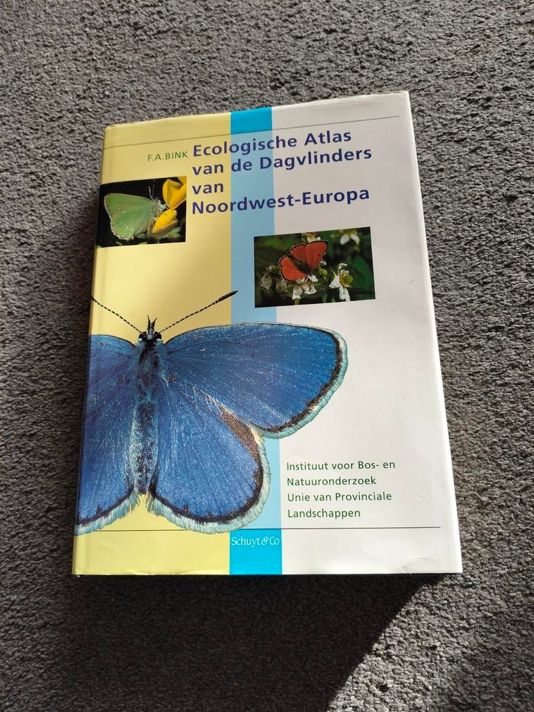 Ecologische Atlas Dagvlinders Noordwest-Europa, Ophalen of Verzenden, Zo goed als nieuw, Overige onderwerpen, F.A. Bink