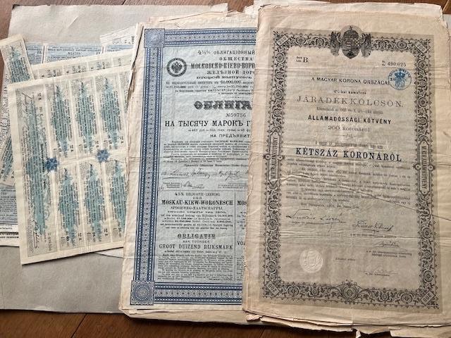 obligaties, Ophalen of Verzenden, Voor 1920, Obligatie of Lening