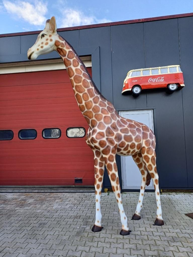 giraffe Aap gorilla olifant mega tuinbeelden, Ophalen of Verzenden, Nieuw, Kunststof, Dierenbeeld