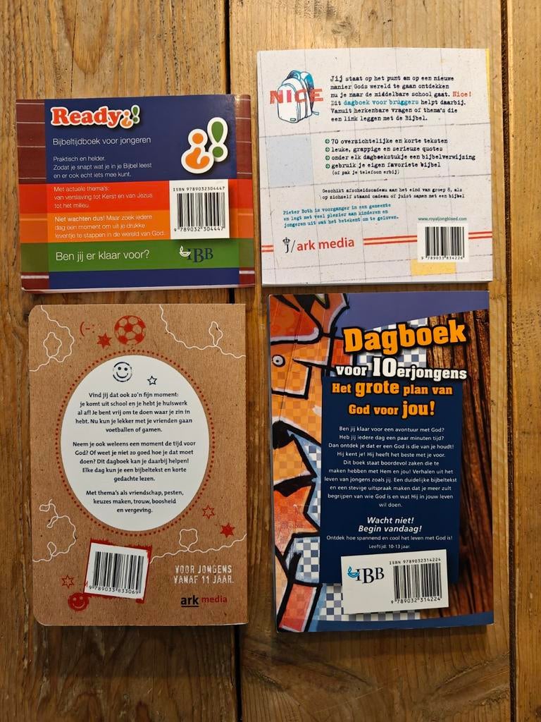 4 Dagboeken voor (Tiener)jongens., Ophalen of Verzenden