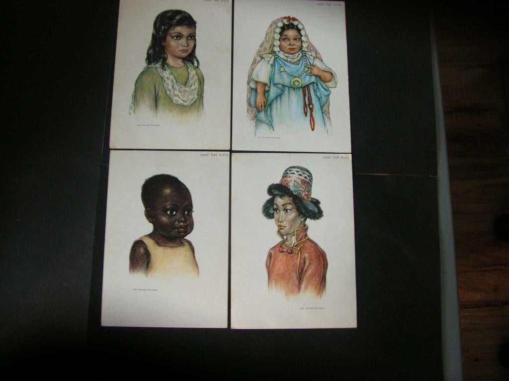 Voor het Kind ansichtkaarten 1963 algemene serie, Ophalen of Verzenden, 1960 tot 1980, Ongelopen, Kinderen