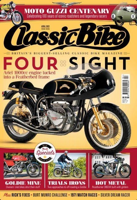 Classic Bike Magazine april 2021, Verzenden, Gelezen