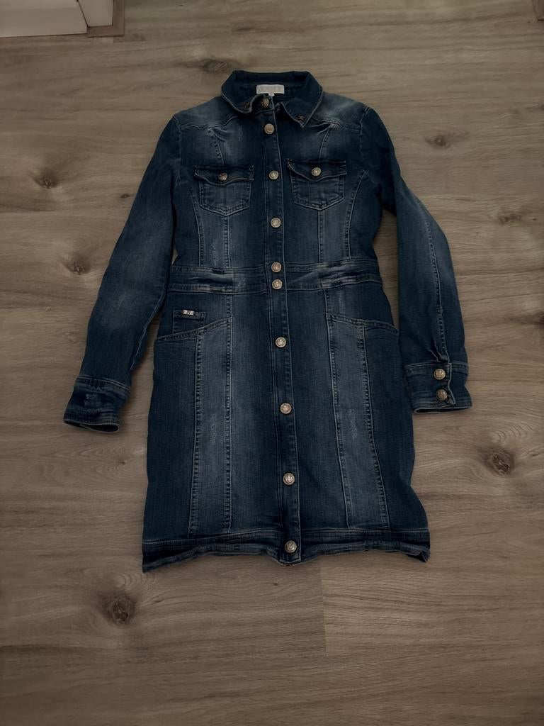 Josh V Jurkje Maat S - Denim Look, Blauw, Ophalen of Verzenden, Zo goed als nieuw, Maat 36 (S)