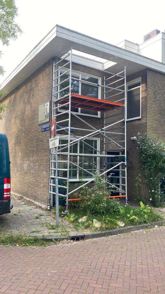 Rolsteiger huren Amsterdam en omgeving, Doe-het-zelf en Verbouw, Steigers, Zo goed als nieuw, Rolsteiger of Kamersteiger, 5 meter of hoger