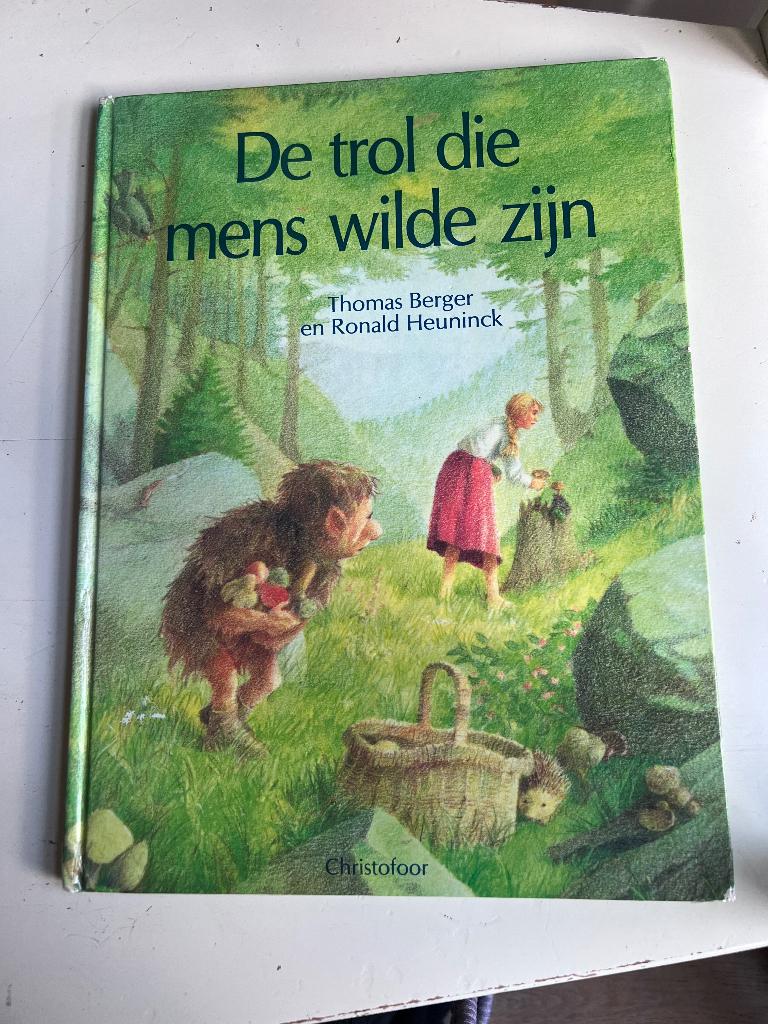 De trol die mens wilde zijn, Thomas Berger, prentenboek, Ophalen of Verzenden, Gelezen