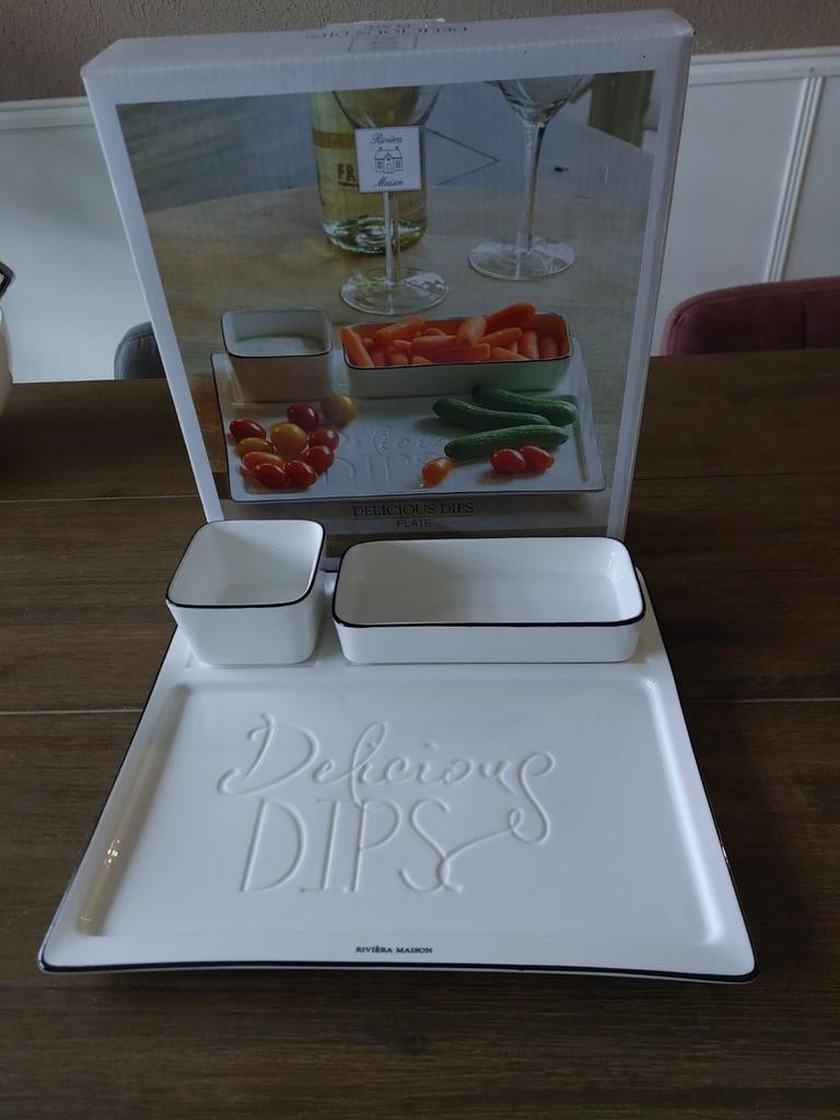 Riviera Maison Delicious Dips Serveerschaal, Ophalen of Verzenden, Nieuw
