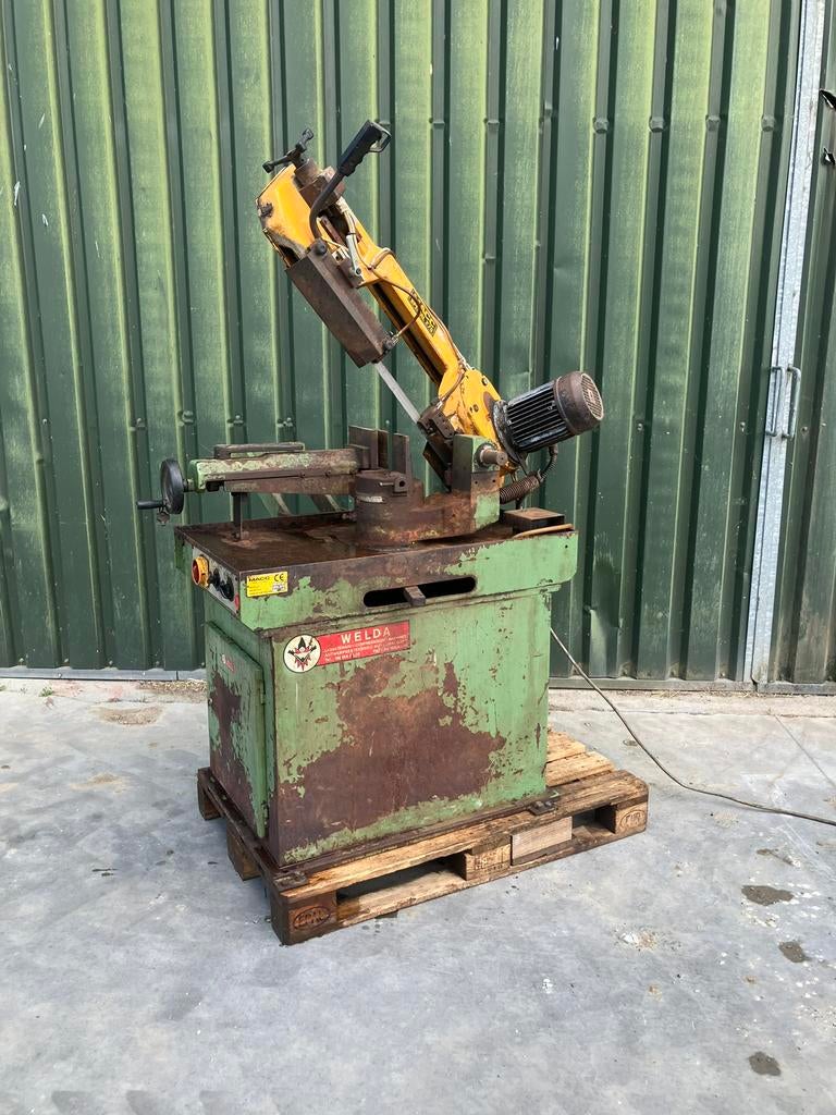 Bandzaag macc, Doe-het-zelf en Verbouw, Gereedschap | Zaagmachines, Gebruikt, 70 mm of meer, 600 tot 1200 watt, Ophalen of Verzenden