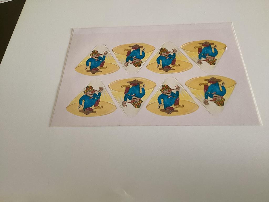 Vastenavend stickers, Ophalen of Verzenden, Zo goed als nieuw