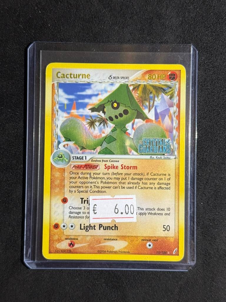 Cacturne 15/100 reverse holo gd, Ophalen of Verzenden, Zo goed als nieuw