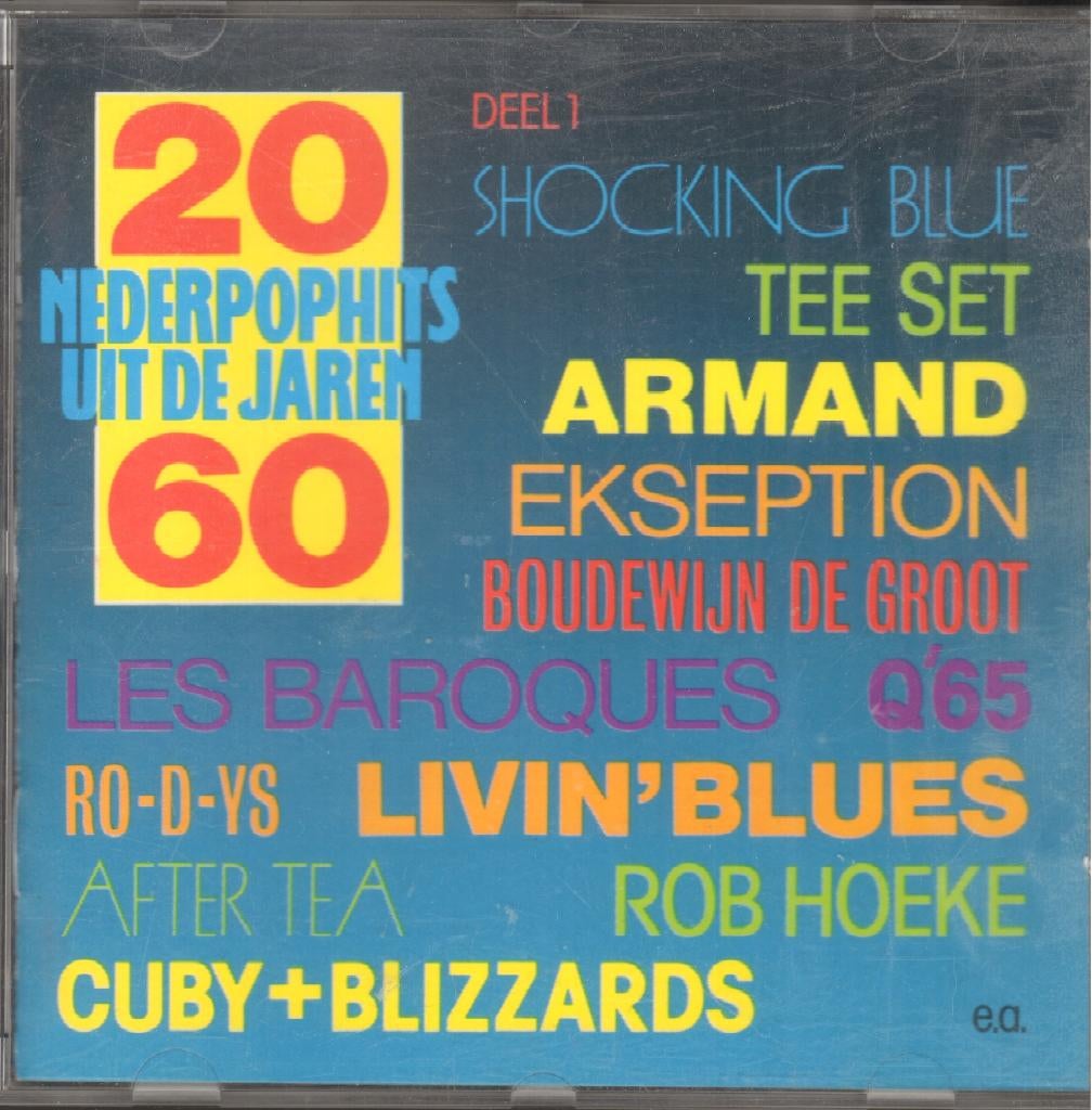 20 Nederpophits Q'65 CUBY Ro-D-Ys SHOCKING BLUE Tee Set *DC, Ophalen of Verzenden, Zo goed als nieuw