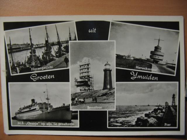 Groeten uit IJmuiden, Verzenden, Voor 1920, Gelopen, Noord-Holland