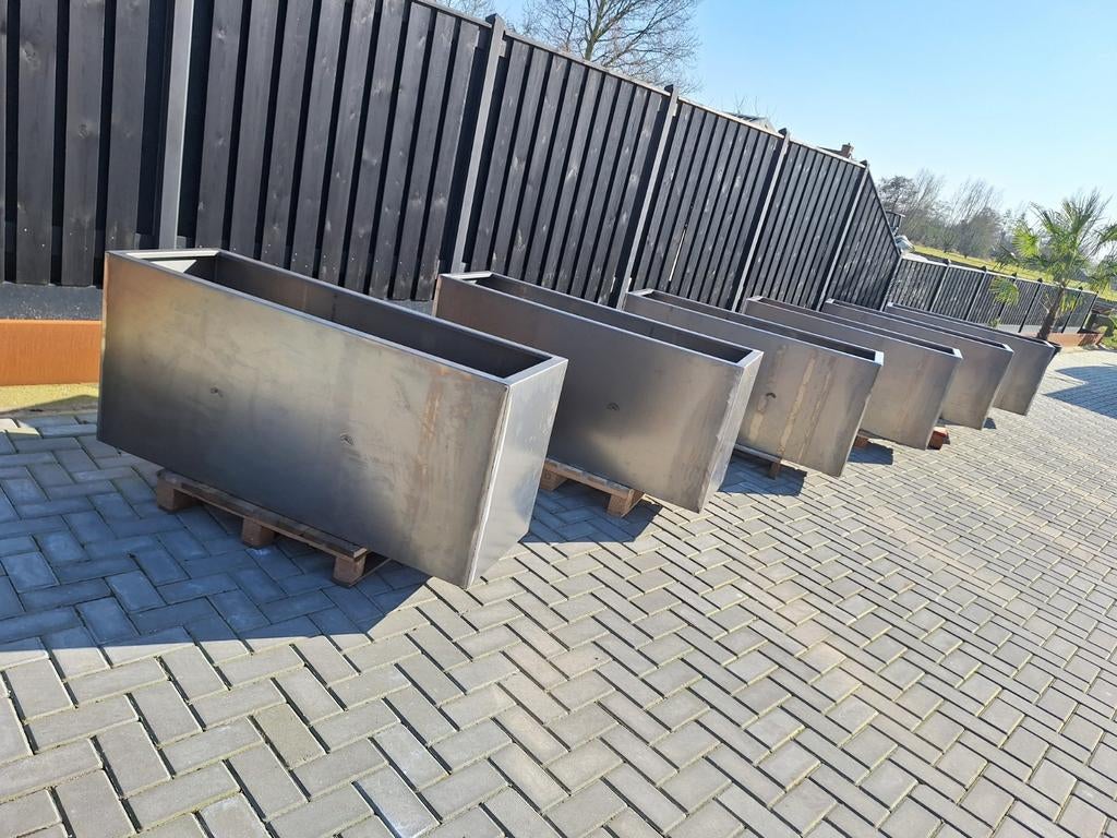 Cortenstalen Bloembakken/Borders/panelen. Maatwerk, Tuin en Terras, Rond, Nieuw, Ophalen of Verzenden, Metaal