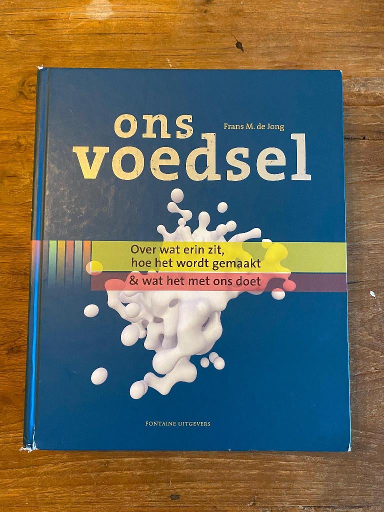 Ons voedsel Frans M. de Jong, Boeken, Gelezen, Frans M. de Jong, Alpha, HBO