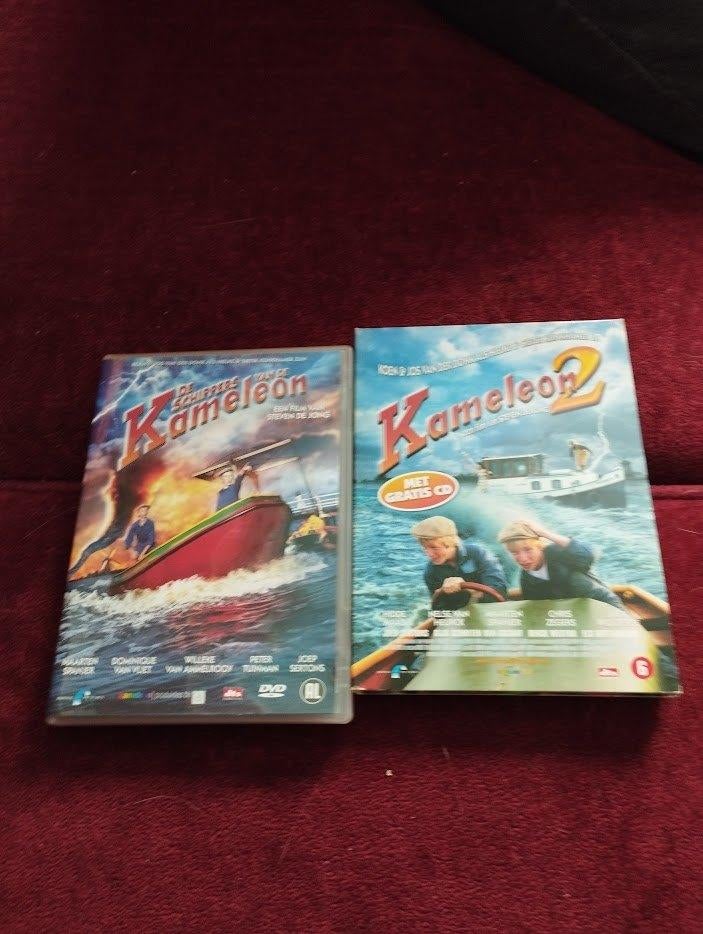 kameleon 1-2 op dvd, Ophalen, Avontuur, Alle leeftijden, Zo goed als nieuw