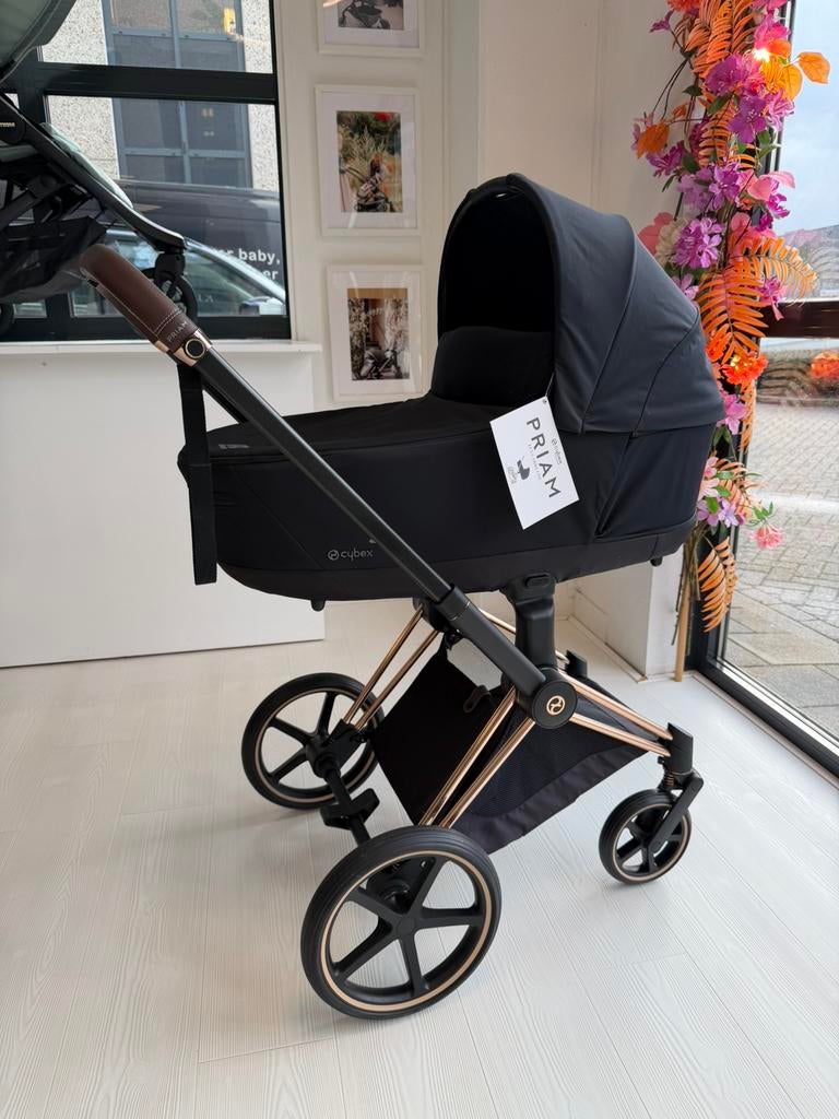 Showmodel Cybex Priam Kinderwagen Rose Gold - Sepia Black, Ophalen, Zo goed als nieuw, Overige merken