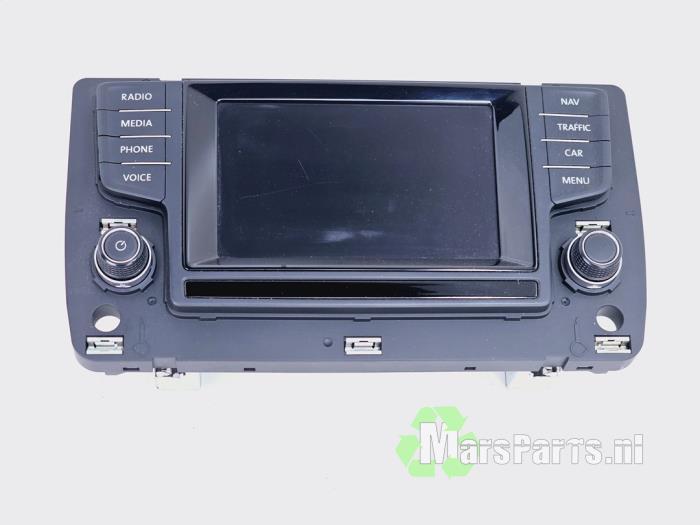 Navigatie Display van een Volkswagen Golf, Gebruikt, -, Volkswagen, -