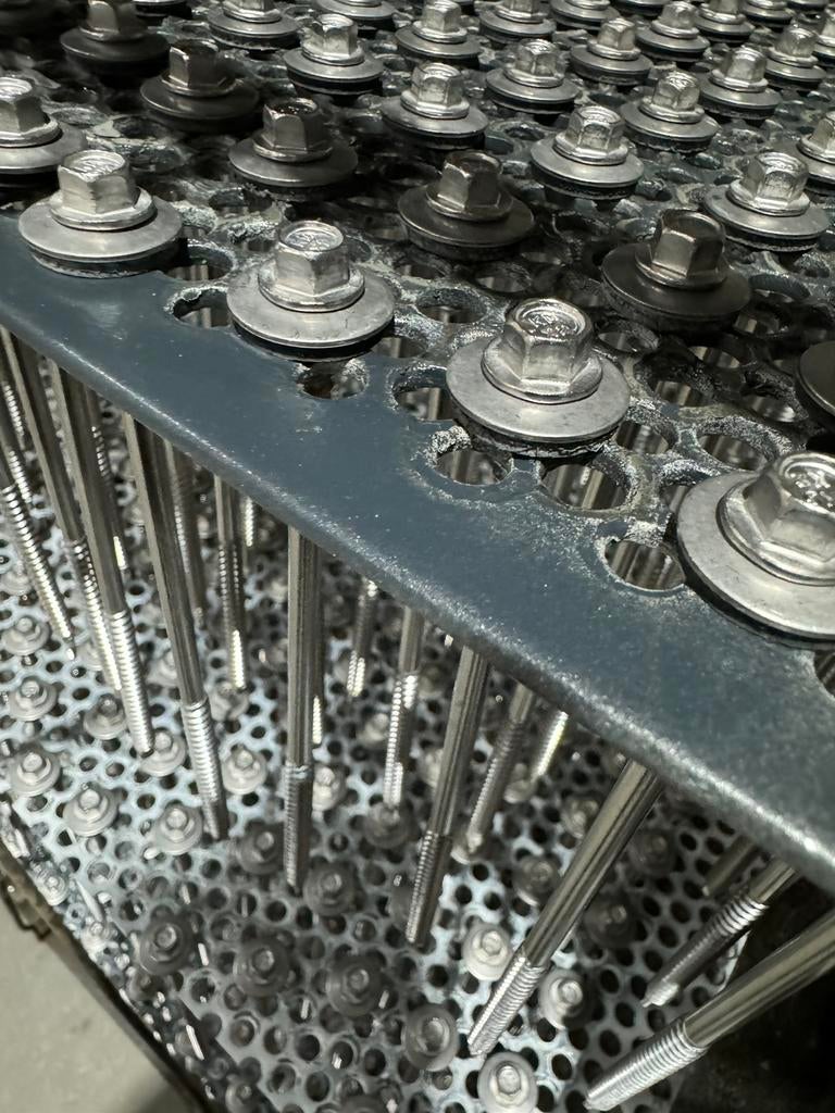 Kleurkopschroeven voor damwandbeplating., Doe-het-zelf en Verbouw, Ophalen of Verzenden, Nieuw, Minder dan 50 mm, Schroeven