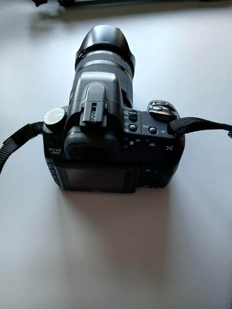 Sony Camera 350a. Met een grote lens, Audio, Tv en Foto, Fotocamera's Digitaal, Ophalen, Zo goed als nieuw, Overige Merken, 8 keer of meer