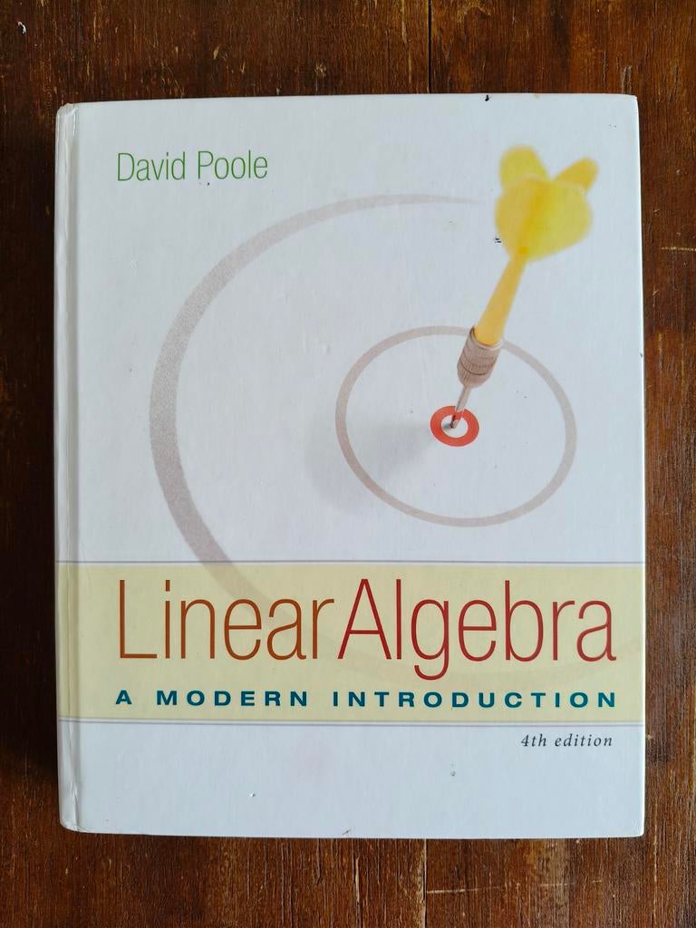 Linear Algebra, David Poole, 4th Edition, Boeken, Studieboeken en Cursussen, Gelezen, David Poole, Ophalen of Verzenden, WO
