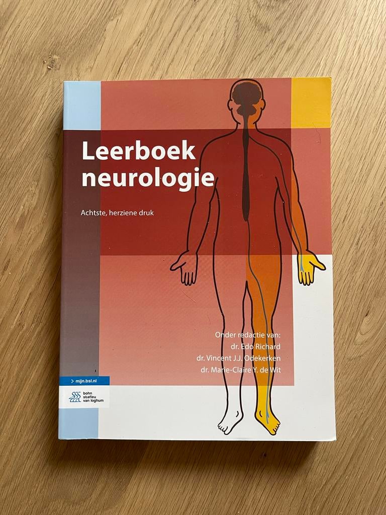 Leerboek neurologie, 8e druk, Boeken, Studieboeken en Cursussen, Ophalen of Verzenden, Beta, Zo goed als nieuw, WO
