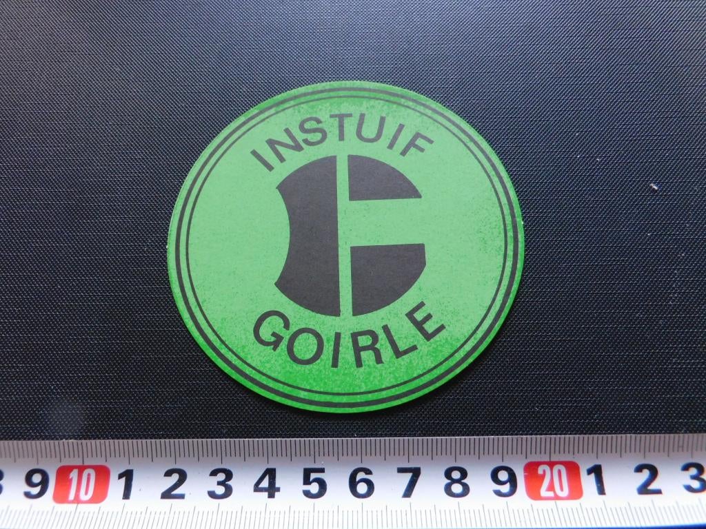 sticker Goirle Instuif Groen, Verzamelen, Stickers, Zo goed als nieuw, Ophalen