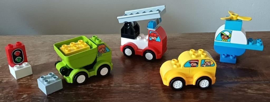 DUPLO  Mijn eerste auto creaties, Ophalen, Zo goed als nieuw, Complete set, Duplo