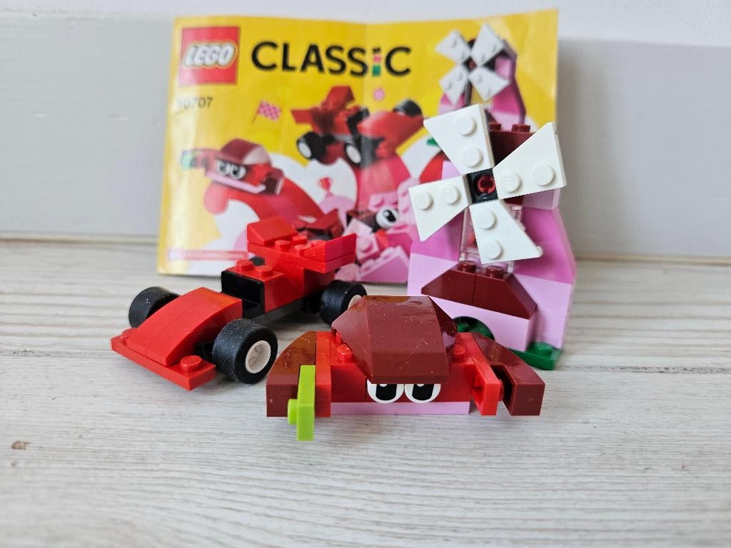 Lego set 10707 : classic, Rode Creatieve Doos, compleet, Ophalen of Verzenden, Gebruikt, Complete set, Lego