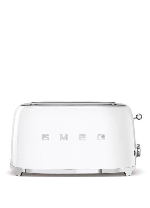 SMEG Broodrooster Wit 2x4 NIEUW IN DOOS!, Witgoed en Apparatuur, Broodroosters, Ophalen of Verzenden, Nieuw, Uitneembare kruimellade