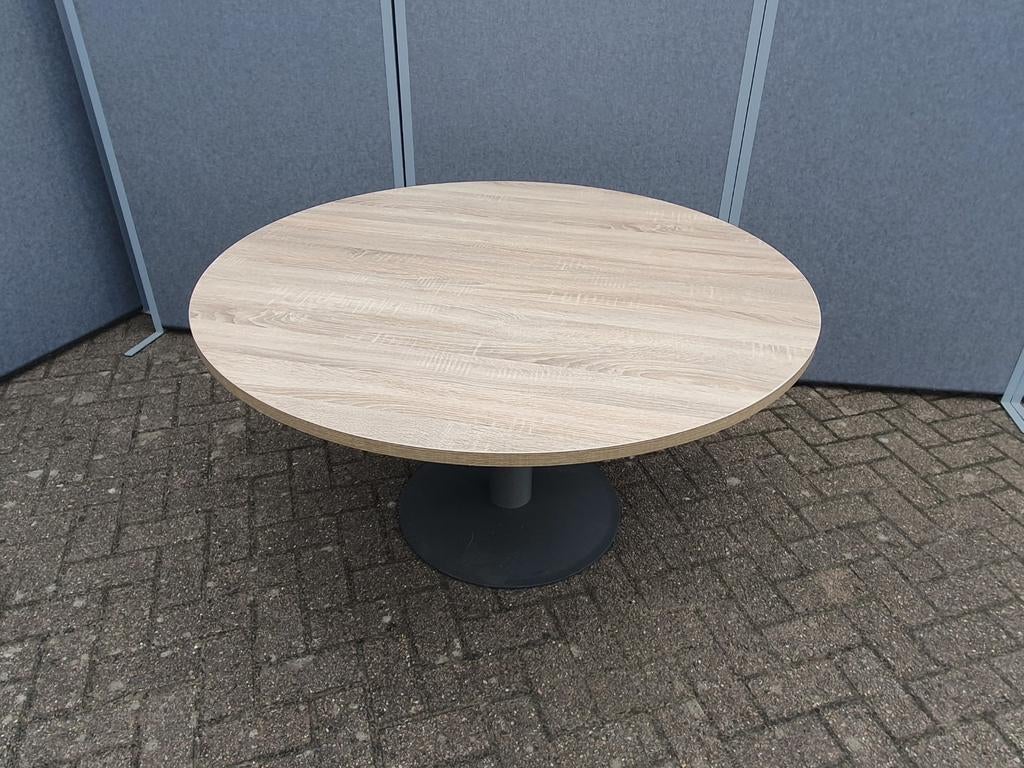Vergadertafel/ eetkamertafel rond 120cm ( nieuw blad naar, Huis en Inrichting, Tafels | Eettafels, Rond, Nieuw, Ophalen of Verzenden