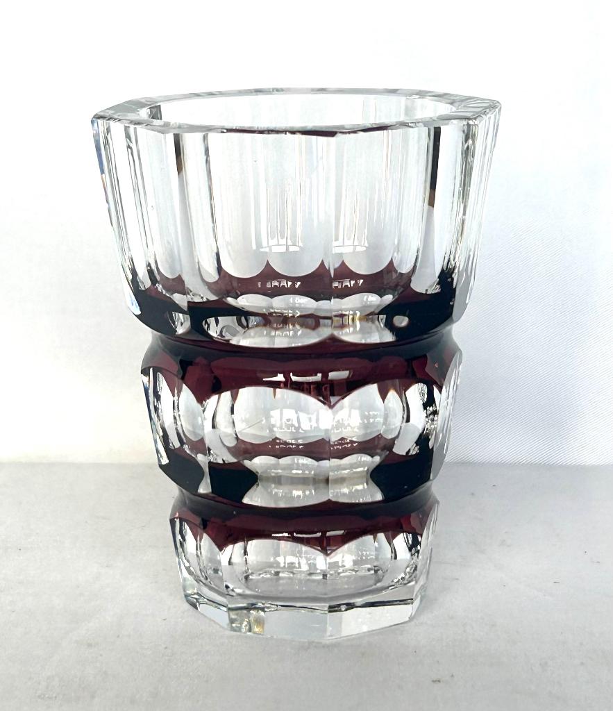 Val Saint Lambert likeurglas art deco kristal, Antiek en Kunst, Antiek | Glas en Kristal, Ophalen of Verzenden