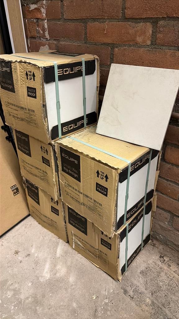 76 stuks vloertegel 20x20, Ophalen, Steen of Klei, Nieuw, Minder dan 50 cm