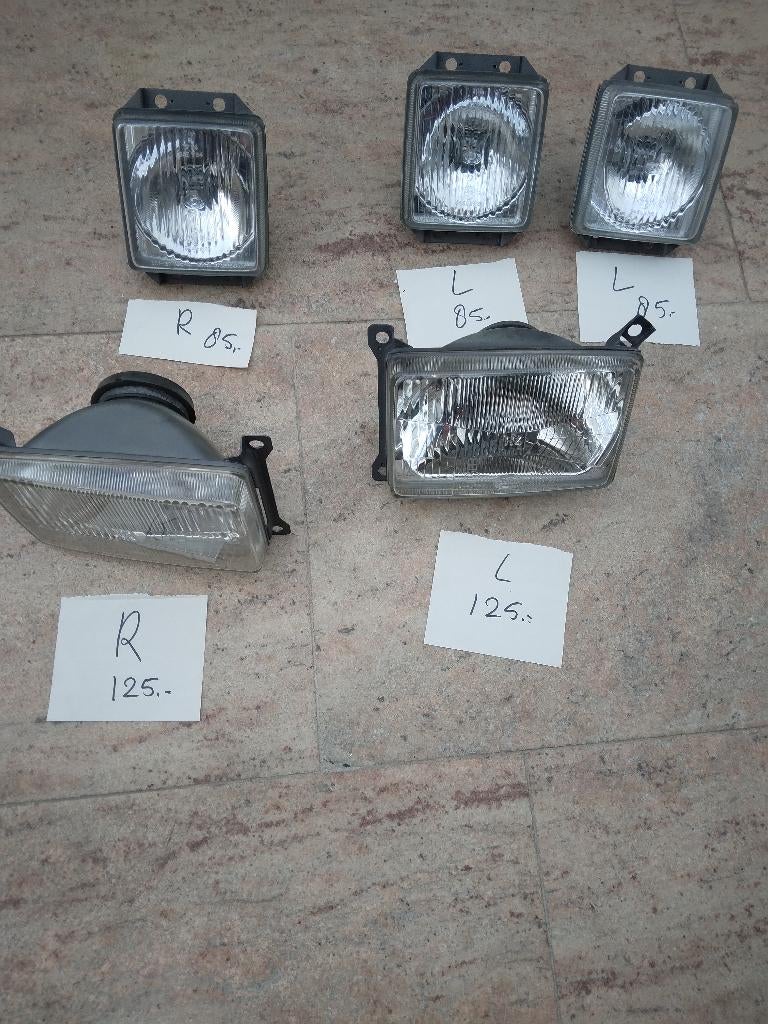 VW T3 Hella H4, 4-kante koplampen Links en Rechts, Caravans en Kamperen, Camper-accessoires, Zo goed als nieuw, Ophalen of Verzenden