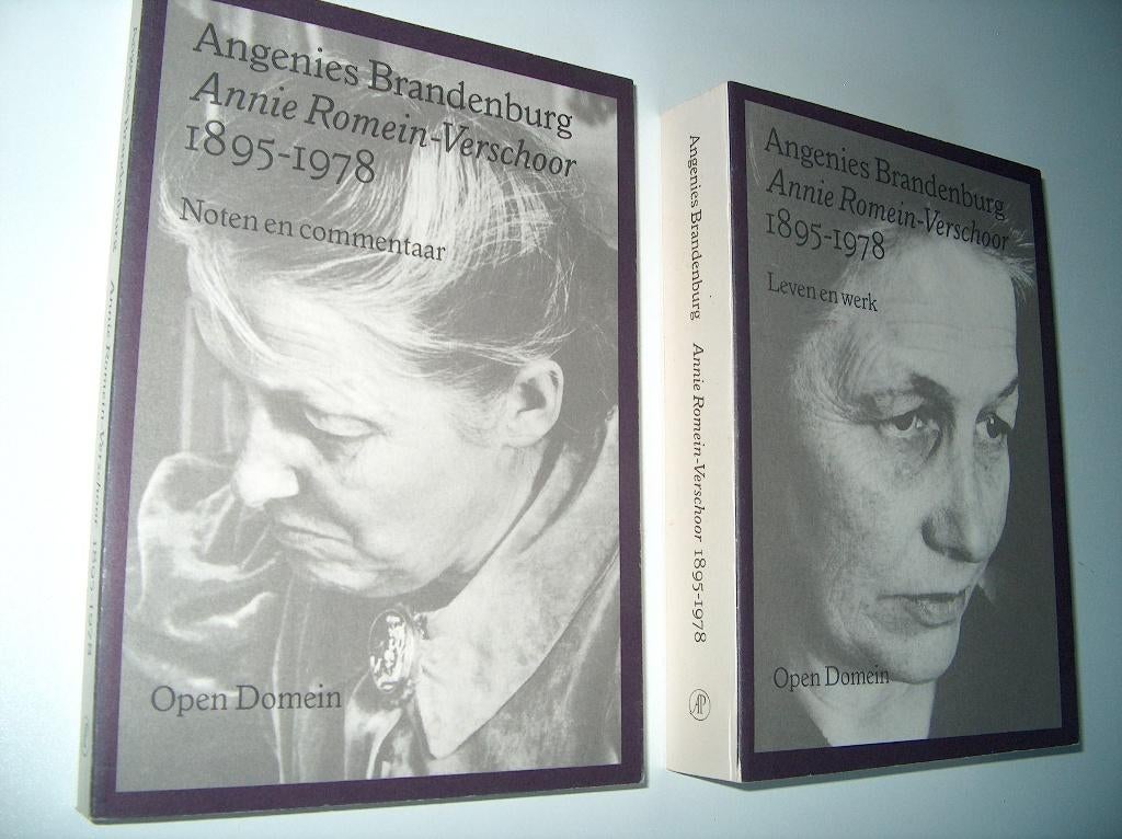 Annie Romein-Verschoor 1895-1978 - 2 delen Open Domein 16, Angenies Brandenburg, Ophalen of Verzenden, Zo goed als nieuw, Nederland