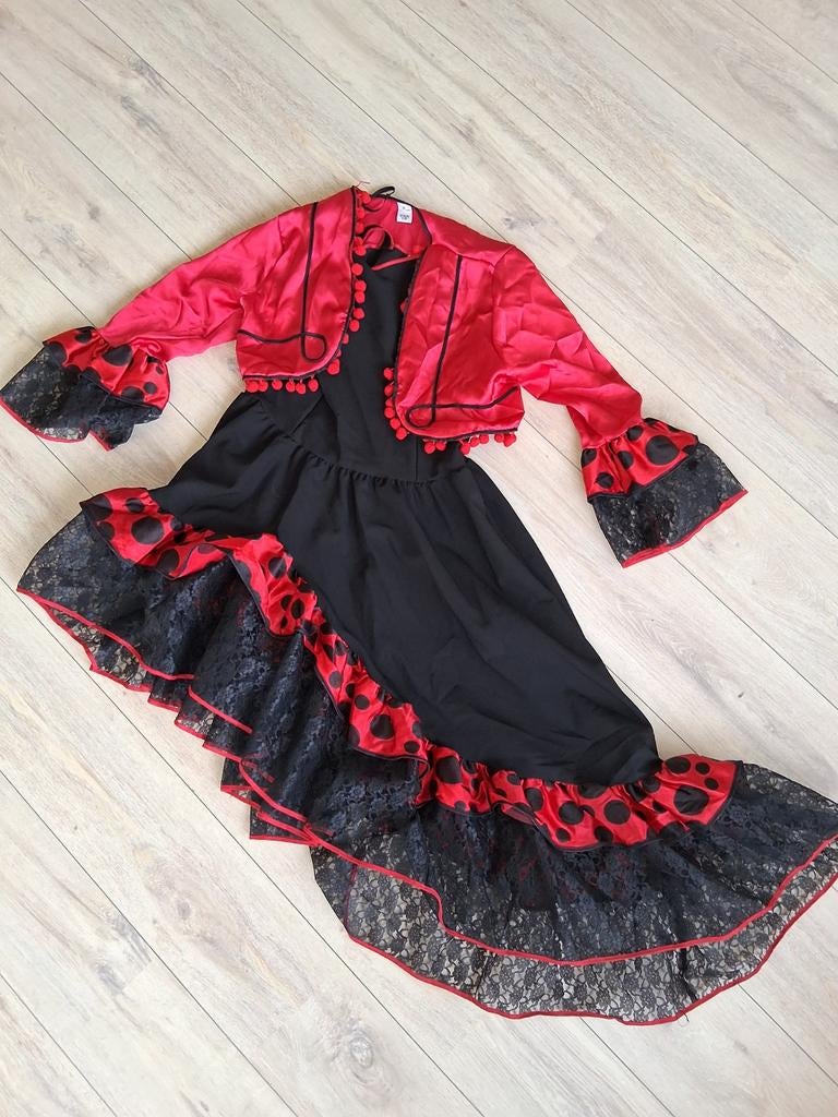 Flamenco jurk met jasje, Kleding | Dames, Ophalen of Verzenden, Zo goed als nieuw